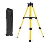 Trépied de Niveau Laser, Filetage 1/4"- 5/8", Réglable en Hauteur 38-100cm avec Niveau à Bull Intégré, Support Robuste, Trépied en Aluminium Léger à Poteau Extensible pour Niveau Laser