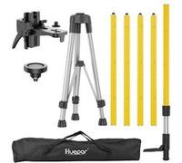 Trépied de mise à niveau laser, hauteur maximale 3,7 m, sections de tige réglables, support compatible, trépied 3.7M
