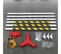 Trépied de Secours Portable avec mécanisme autobloquant, treuil Manuel Compact pour Les opérations de Lutte Contre l'incendie et de Sauvetage, incluant Une Corde en Acier