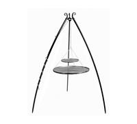 Trépied DOUA avec double grille en acier--40x70 cm-