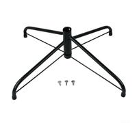 Trépied pliable en fer avec support de base en métal conçu pour les arbres de Noël artificiels de 1,2 m de haut, construction robuste et fixation facile à vis moletée (C)