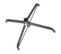 Trépied pliable robuste en fer pour sapin de Noël adapté aux arbres artificiels de 1,2 à 1,8 m de haut, support de base en métal avec 3 vis de fixation pour une installation sûre (A)