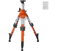 Trépied pour niveau à bulle laser SucceBuy, fixation à filetage 5/8"-11, hauteur réglable de 27,16 à 67,71 pouces, trépied en aluminium avec niveau à bulle, pieds antidérapants, pour la construction,