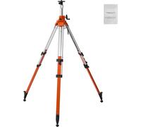Trépied professionnel en aluminium pour les appareils laser et de nivellement - Hauteur réglable 1145-2905mm - Trépied de construction robuste