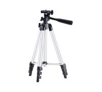 Trépied télescopique pour niveau laser - Argent - 1 pièce - Alliage d'aluminium ABS - Hauteur max 103 cm HBCL