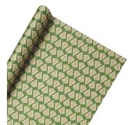Très gros Rouleau 50m papier cadeau KRAFT Sapin Vert CLAIREFONTAINE