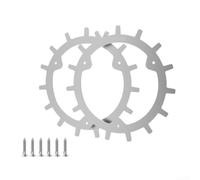 Très résistant pour les marches de roue en acier pour Dreame A1a1 Pro, pour Mova 600 et Viax 250300 pour éviter de glisser sur l'herbe humide avec six vis de montage incluses