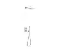 Tres Therm Box set de robinetterie thermostatique 21125004 à encastrer, douche de tête + bain-douche, chromé