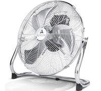 TRESKO AERSON Ventilateur de Sol 40 cm | Ventilateur sur Pied 75W | avec 3 niveaux de puissance | Débit d'air élevé | Construction robuste en métal | Inclinable à 110 degrés
