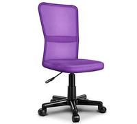 TRESKO® Chaise Fauteuil siège de Bureau Ergonomique, de 7 Couleurs différentes, Lift SGS contrôlé (Lilas)