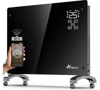 Tresko Smart Glass convecteur 1500 W GPH-15EA Noir