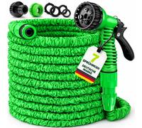 TRESKO® Tuyau d'arrosage flexible 60m Flexible d'eau flexible extensible