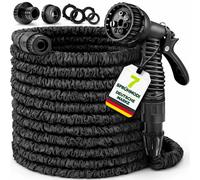 TRESKO® Tuyau d'arrosage flexible, tuyau d'eau extensible, tuyau flexible, 60 m
