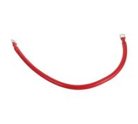 Tresse de Mise la Terre Batterie Voiture 2awg Cuivre Rouge avec Bornes | Pvc Isolant Épais, Connexions Serties et Trous de Boulon, pour Compartiments Serrés et Moteurs
