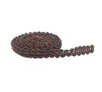 Tresse Garniture Ruban de dentelle tressé or argent, 5 mètres, 8mm, garniture de couture, décoration de fête à domicile, vêtements DIY, courbe balançoire dentelle
