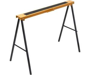 Tréteau Pliable MEISTER, Acier, Charge 100kg, 1000mm Largeur, Noir, Hauteur 780mm