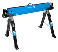 Tréteau pliant réglable en hauteur - Support d'établi - 61,5 à 82 cm - 590 kg - Acier galvanisé poudré - 9 positions