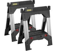 Tréteaux pliables DEWALT FatMax - Lot de 2 - Hauteur max 1m - Charge max 50kg - Acier noir