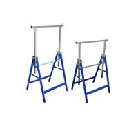 vidaXL Tréteaux télescopiques d'échafaudage réglables – Lot de 2
