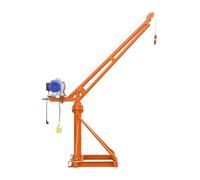 Treuil à Câble Grue à flèche de grue 500 kg 360 degrés | Avec palan électrique Pour la construction extérieure(SHOUT WINCH)