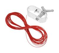Treuil à Cliquet pour Couverture de Piscine, Kit en Aluminium | Tendeur de Câble, pour Bassin hors Sol en Hiver, Maintien Ajusté, Usage Extérieur