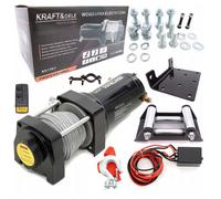 KRAFT&DELE Treuil électrique à câble 12 V 1361 kg avec télécommande KD1562