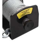 Treuil électrique 12 V - WIENS - 907 kg - Télécommande filaire - 15 m corde - 1,2 CH moteur - 285x105x105 mm