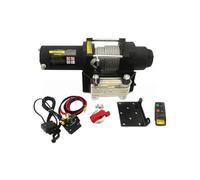 Treuil Électrique 12V/24V Avec Télécommande, Traction De 5000 Livres, Portable, Adapté Aux Cordes Remorque Voiture Bras Cadre Durable de Levage Treuils électriques(24v remote control)