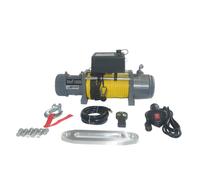 Treuil électrique 12V 5900KG 4800W, treuil avec câble synthétique longueur 27m Ø9mm.