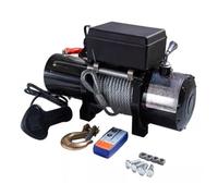 Treuil électrique 12V, grue de véhicule 24v | Télécommande sans fil tout-terrain portable(A)