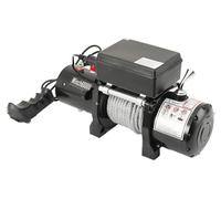 Treuil électrique - 12V, pour quad/UTV - Moteur de 1,6 kW - Capacité de traction de 2720 kg - Télécommande sans fil - Guide de câble de type "hawse"