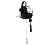 Treuil électrique 12V - Remorque pour bateaux / Tout-terrain / Quad - Capacité de traction maximale : 2721 kg (6000 lbs), capacité nominale : 907 kg - Moteur 300W - Câble en acier - Télécommande filai