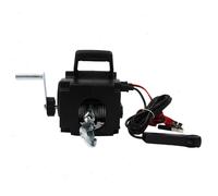 Treuil électrique 12V - Treuil pour remorque de bateau, 300W - Force de traction : 2720 kg - Force de traction nominale : 2300 kg (flottant) / 900 kg (charge nominale) - Étanchéité, portable -par câbl