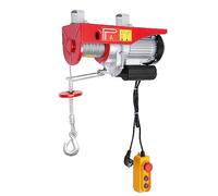 Treuil électrique 1450 W Moteur en cuivre 400 kg jusqu'à 800 kg Palan à câble simple / double boucle Hauteur de levage 20 m Palan à chaîne pour garage, entrepôt, usine