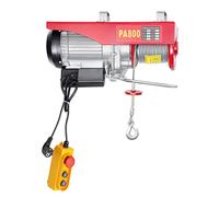 Treuil électrique 1450 W Treuil à câble 400 kg jusqu'à 800 kg | Levage sûr Treuil à chaîne Treuil à moteur Hauteur de levage 10 m, Palan à chaîne avec télécommande sans fil pour garage