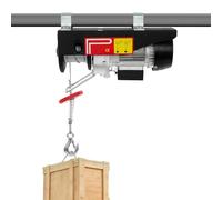 Treuil électrique 220 V - Hauteur de levage de 125 kg jusqu'à 250 kg - Noir