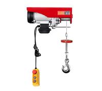 Treuil Electrique 220v Palan Électrique avec Télécommande Filaire, Suspension Simple et Double 400KG/800KG 10 m/min Hauteur de Levage pour Garages Entrepôts Usines 1350w