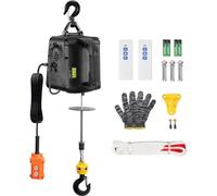 treuil électrique 3 en 1 - capacité de charge de 498,95 kg - pour levage rapide - treuil motorisé - hauteur de levage de 7m - câble de 1500W - 3 modes de: manuel/câble/sans fil