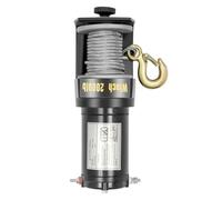 Treuil électrique 900 kg Force de traction 12 V CC IP67 6 m Câble en acier | Moteur en cuivre 12 V, étanche IP67, force de traction de 900 kg, force de levage de 200 kg, câble en acier de 6 m