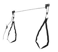 Treuil Électrique Ascenseur de levage pour Kayak et canoë 2 pièces, système poulie monté au plafond pour vélo, rangement robuste dans le Garage, pour Kayaks