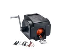 Treuil Electrique Bateau SucceBuy 12V CC 300W - Télécommande Filaire - Manivelle