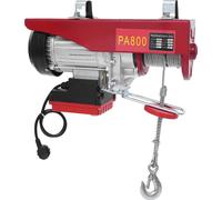Treuil électrique, capacité 800 kg,sans fil, rouge, 800kg