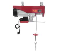 Treuil électrique, capacité de charge de 1 000 kg, vitesse de 10 m/min, rouge