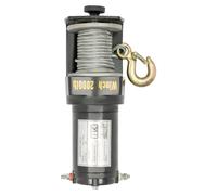 Treuil électrique, capacité de charge élevée, design étanche, noir