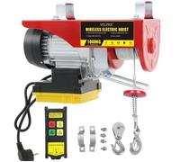 Treuil Électrique, Capacité de Levage de 1000 kg, Treuil de 12 m, Treuil Électrique 1600 W, Vitesse de Levage de 10 m/min