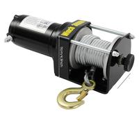 Treuil électrique, capacité de traction de 1300 kg, moteur de 0,55 kW, couleur noire