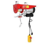 Treuil électrique de levage, capacité de 400 kg à 800 kg, hauteur de levée de 10 mètres. Treuil motorisé avec câble, moteur en cuivre de 1450 W, palan de 10 mètres/minute