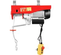 Treuil électrique - Modèle PA1000 - 12 mètres - Câble en acier de 6 mm anti-torsion - Ventilateur de refroidissement intégré - Bouton d'arrêt d'urgence - Moteur en cuivre pur - Câble d'alimentation de