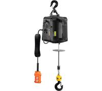 Treuil électrique portable 3 en 1 499 kg Télécommande filaire/sans fil