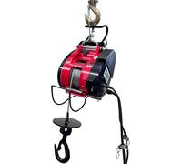 - Treuil électrique portable, capacité de 500 kg, 220 V, moteur de 1800 W | Treuil de levage avec télécommande et câble en acier de 30 mètres - Idéal pour les ateliers, les entrepôts et les travaux de
